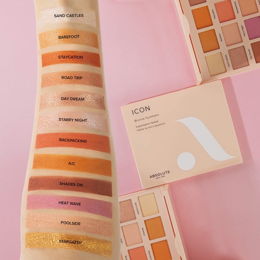 Absolute New York bronze summers ICON eyeshadow palette